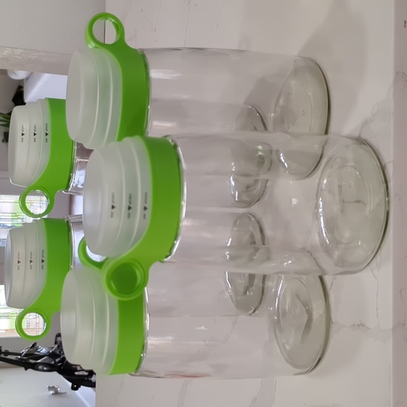 Kitchen Glass Containers Set (5) - Picture 4 of 5